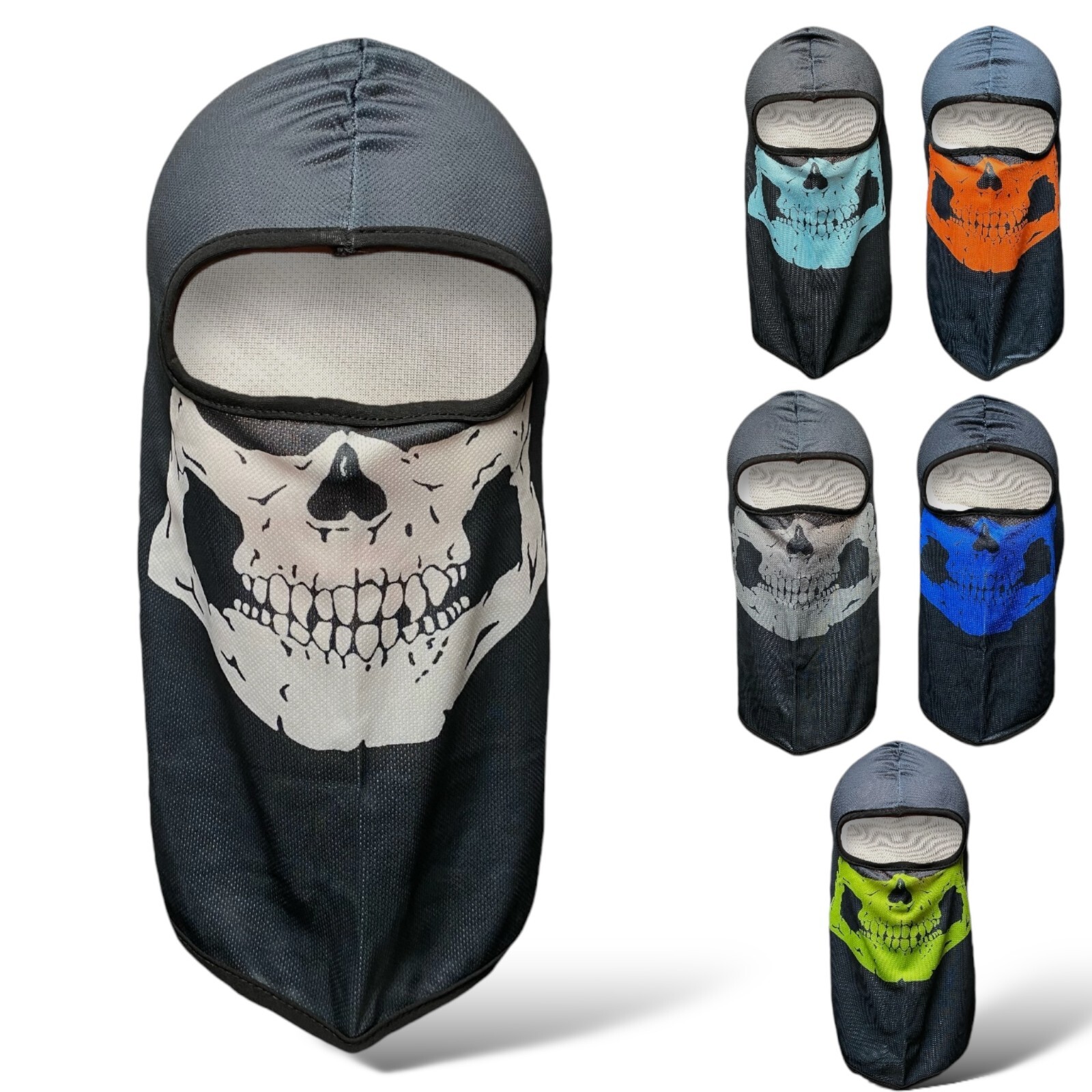 UV Protection Windproof Tactical Skull Balaclava Face Mask for Men