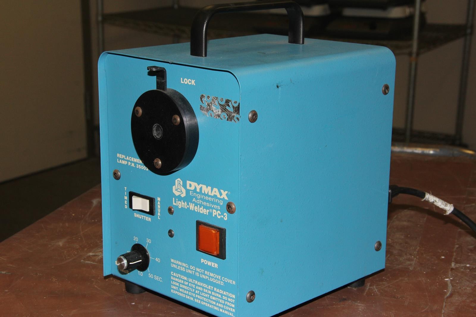 DYMAX PC-3 Light Welder UV Curing System "TESTED"