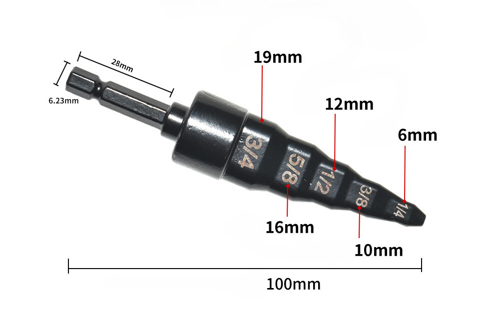 5-in-1 HVAC Swing Tool Copper Manual Pipe Extender Drill Bit New*
