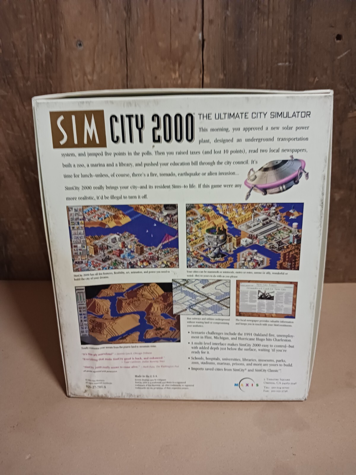 Maxis SimCity 2000: The Ultimate City Simulator, Macintosh System 7