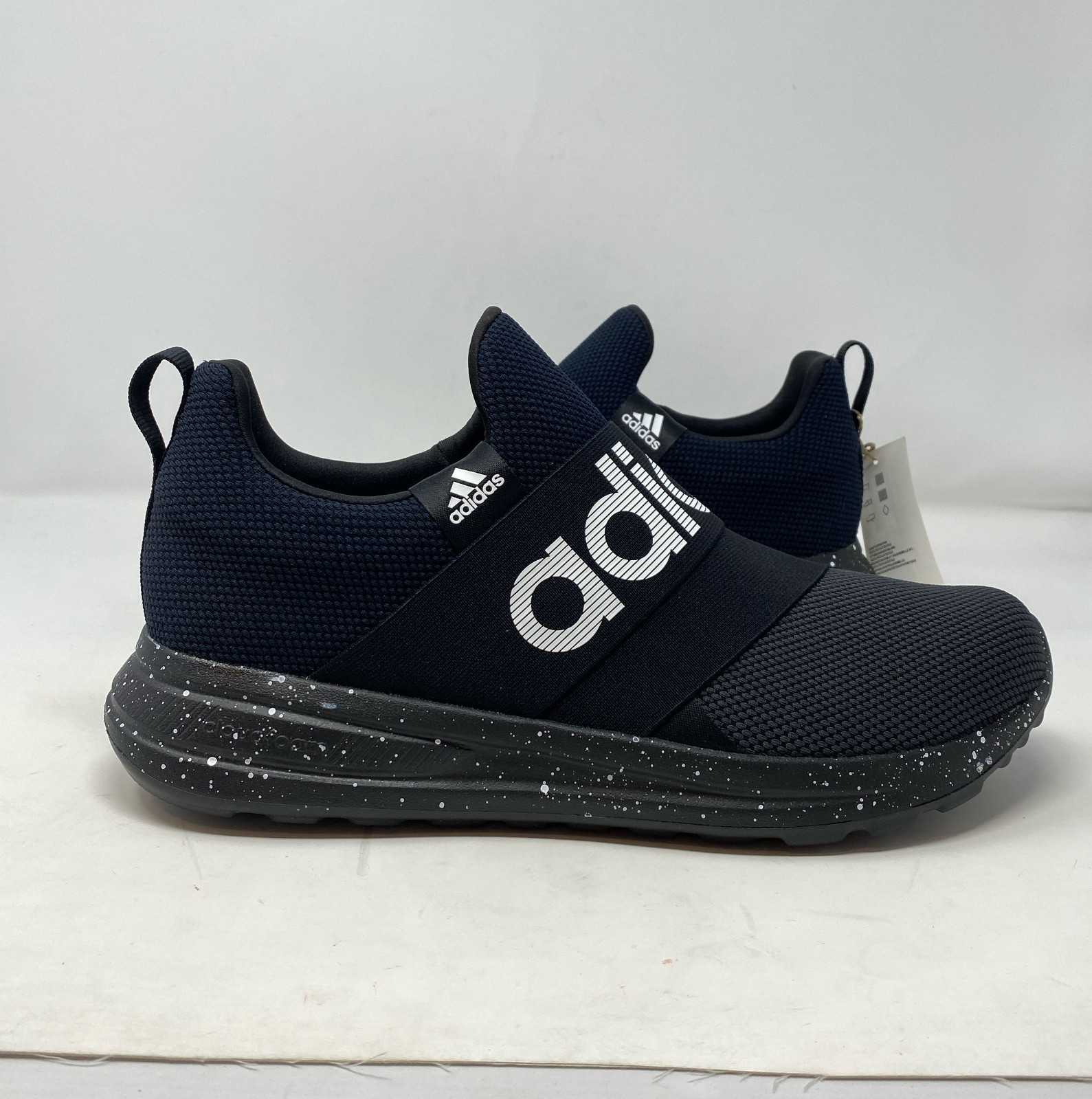 adidas Lite Racer Adapt 6.0 Slip-On Men’s Sneakers Black/White IF7359 - Size 12