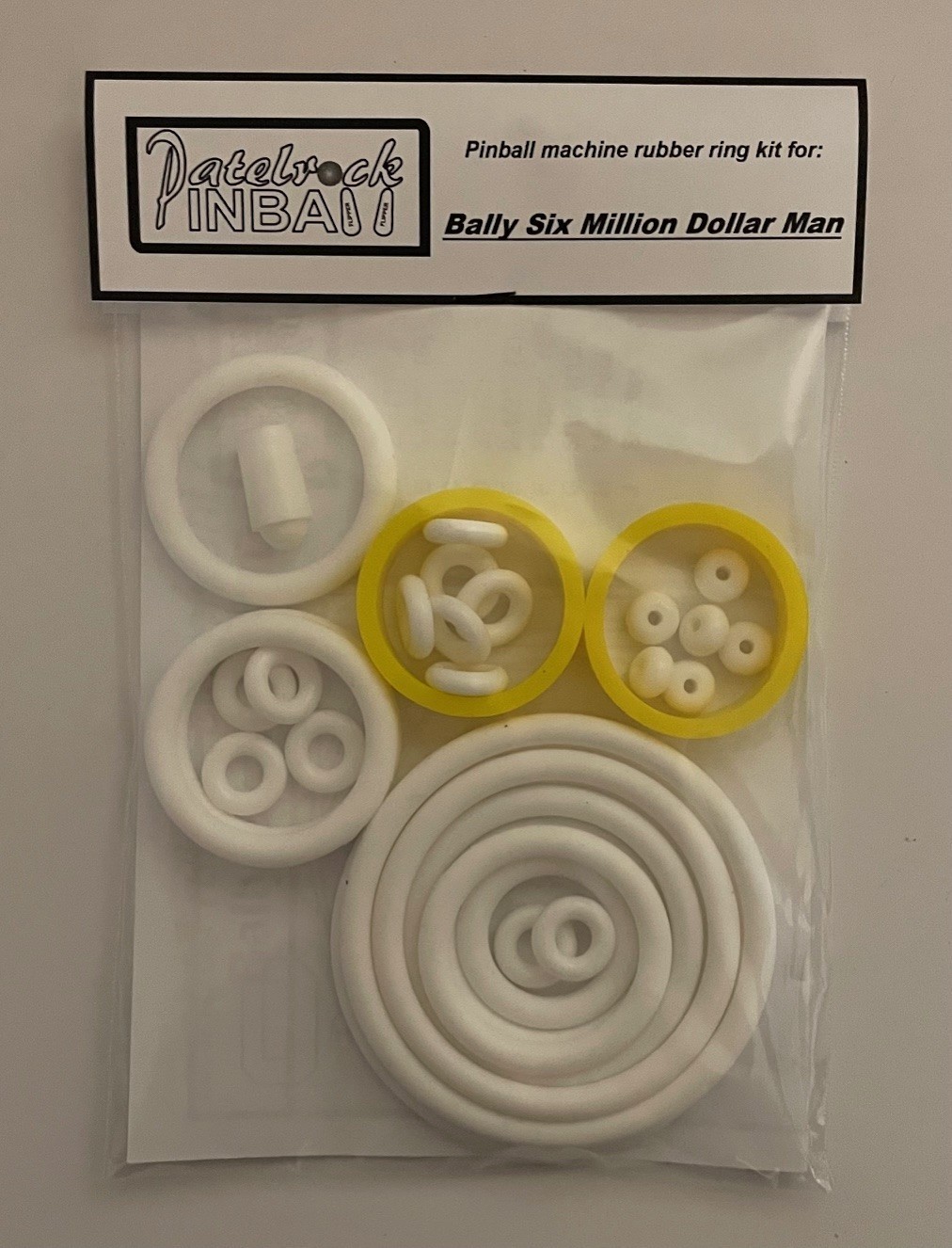 1978 Bally The Six Million Dollar Man Pinball Machine Rubber Ring Kit