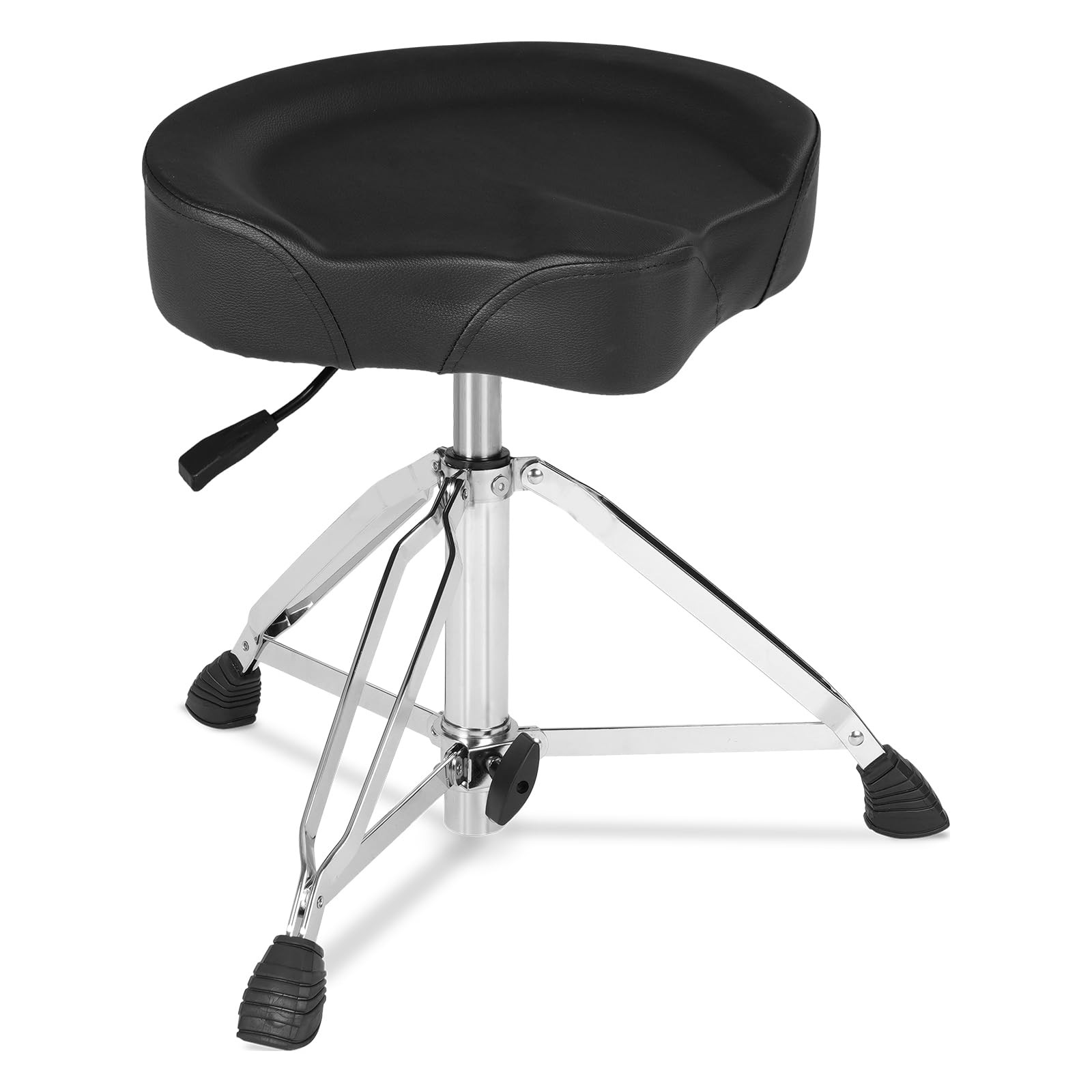 Hydraulic Nitro Gas Drum Throne, Heavy Duty Drum Stool with 400LB Pounds Load Ca