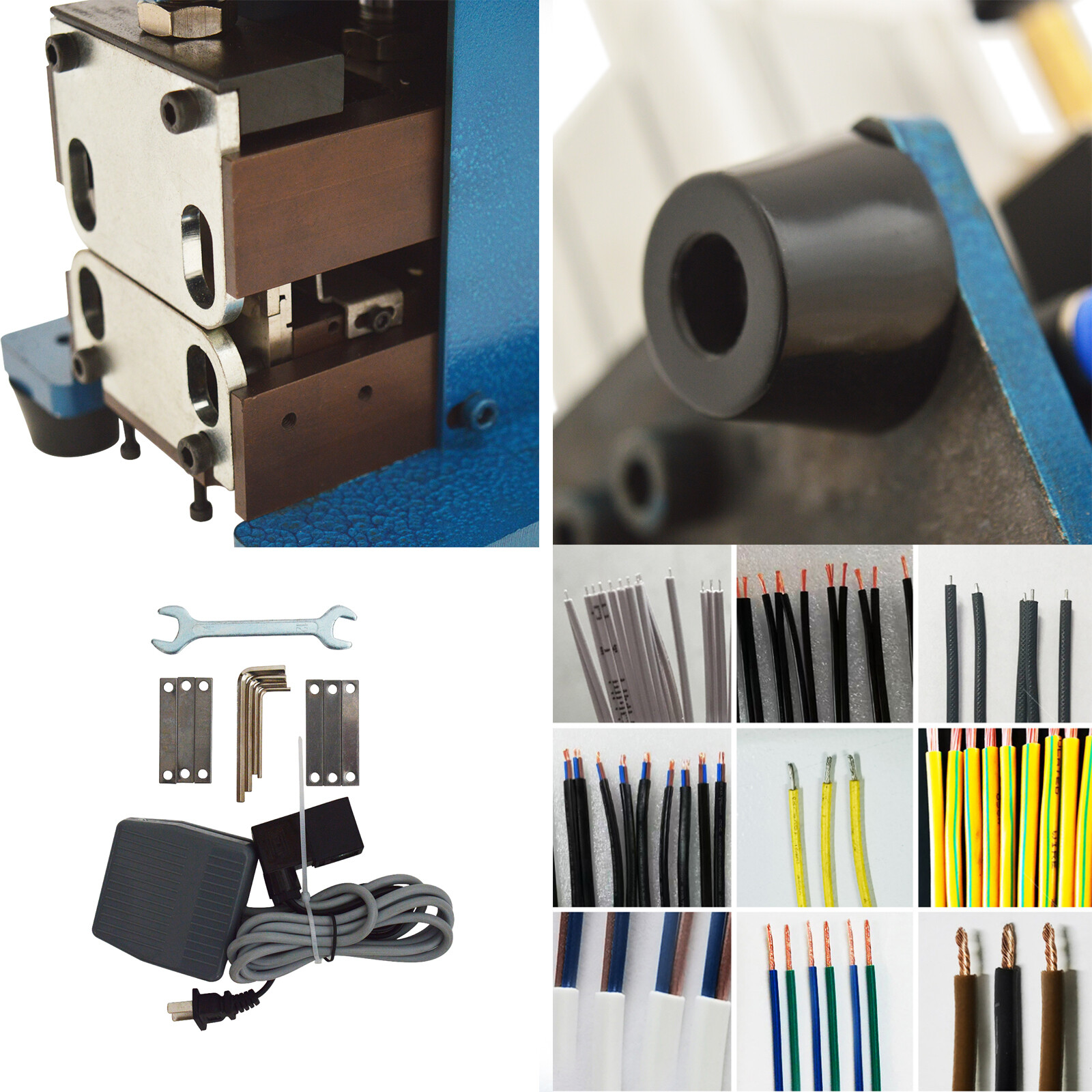 Flat Ribbon Cable Wire Stripping Peeling Machine Stripper Recycle 110V