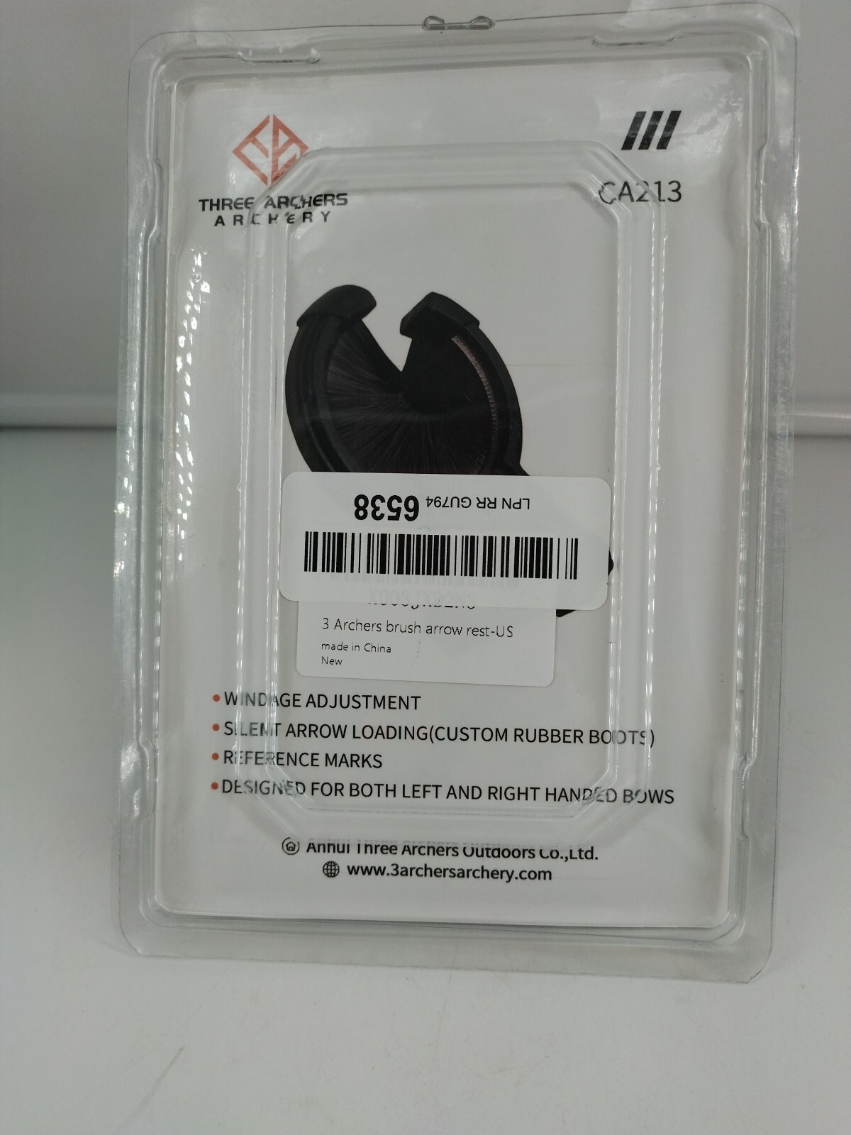 Three Archers Arrow Rest NIP Designed For Both Hands CA213