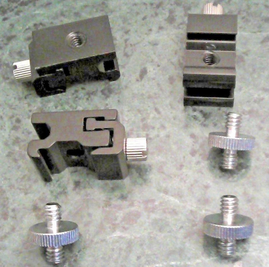 Camera Hot Shoe Adapters, Screws and Combo (You get your choice of pair)