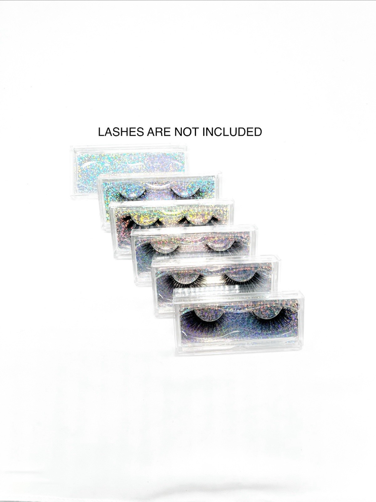 30 pack NEW Multipurpose Small Flat Plastic Cases for Jewelry, Crafts, Lashes