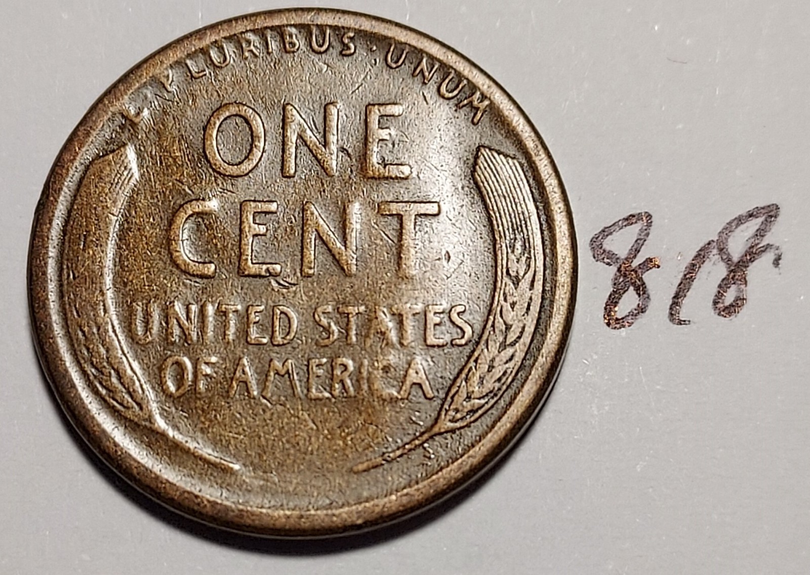 1921-S Lincoln Wheat Cent BELOW FINE #818