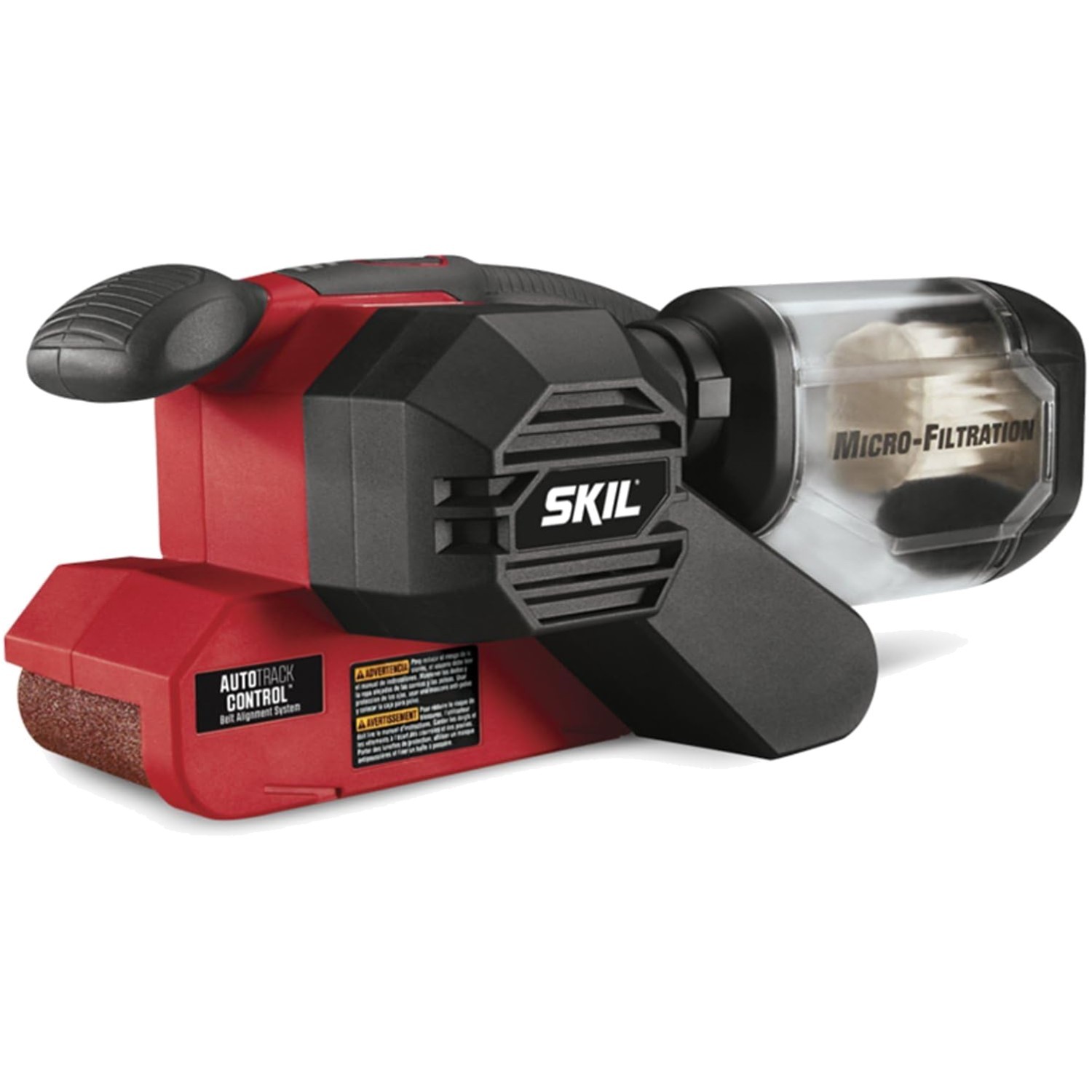 Effortless Wood Sanding with 6 Amp 3'' x 18'' Belt Sander & Vacuum Compatible