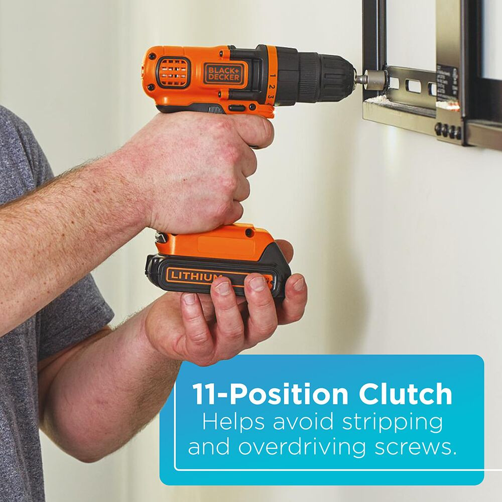 BLACK+DECKER 20V MAX* Cordless Drill and Impact Driver - BD2KITCDDI