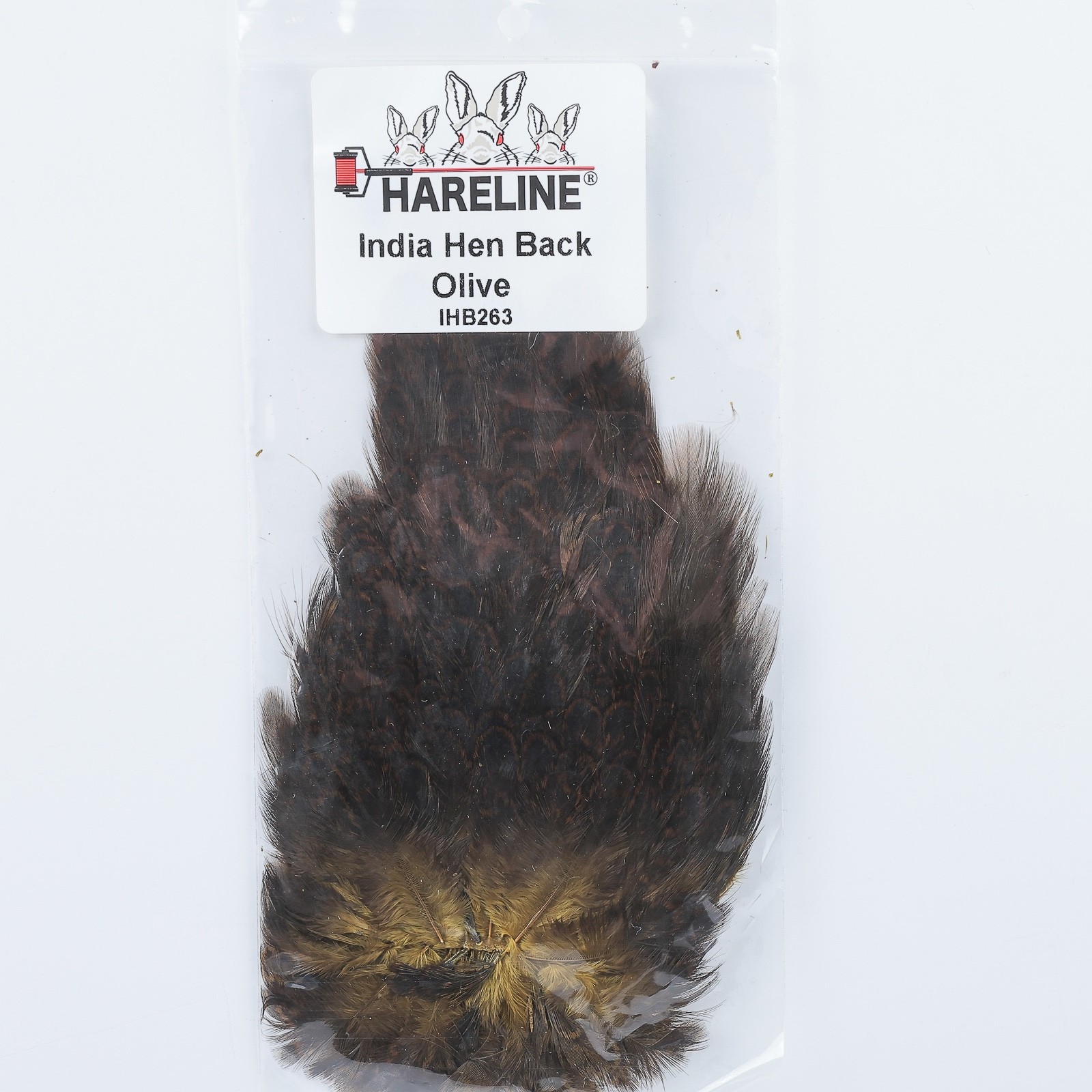 Hareline India Hen Back - Olive - FREE SHIPPING OPTION