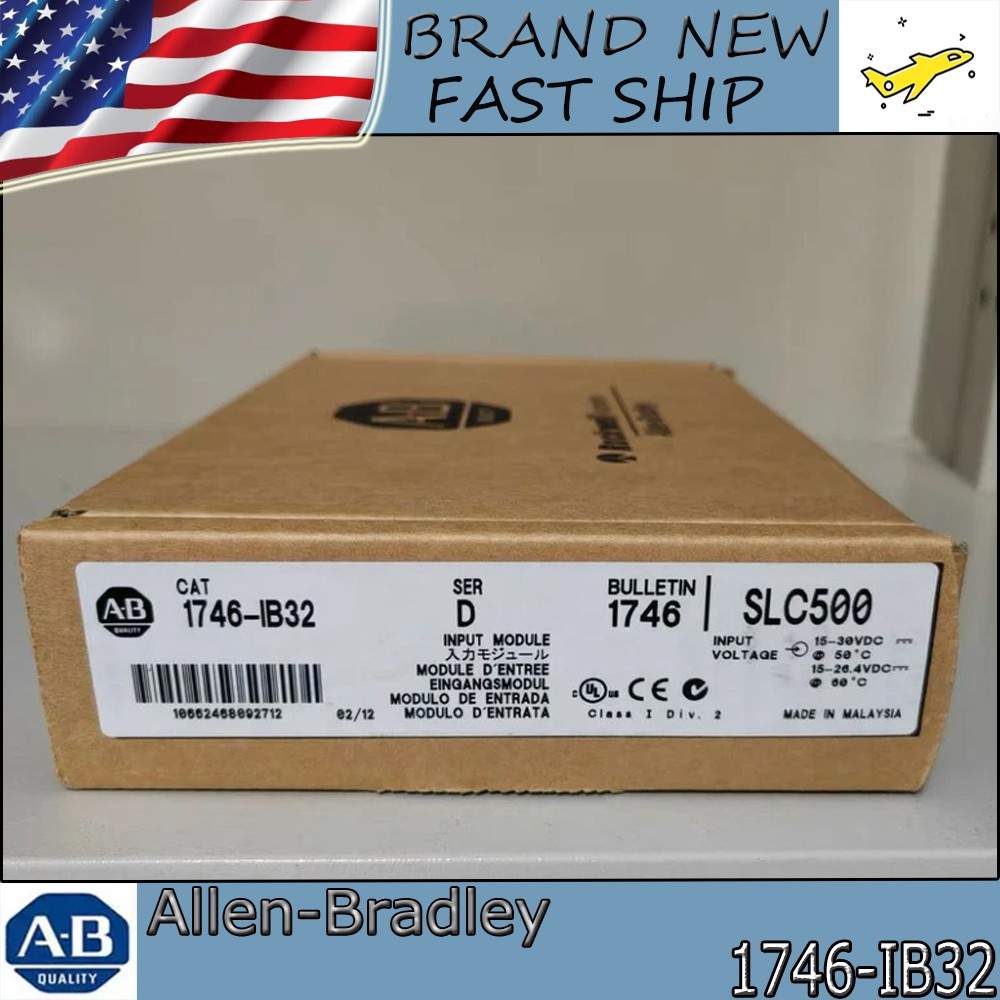 New Factory Sealed NEW PLC 1746-IB32 SLC 500 PLC Input Module 1746IB32