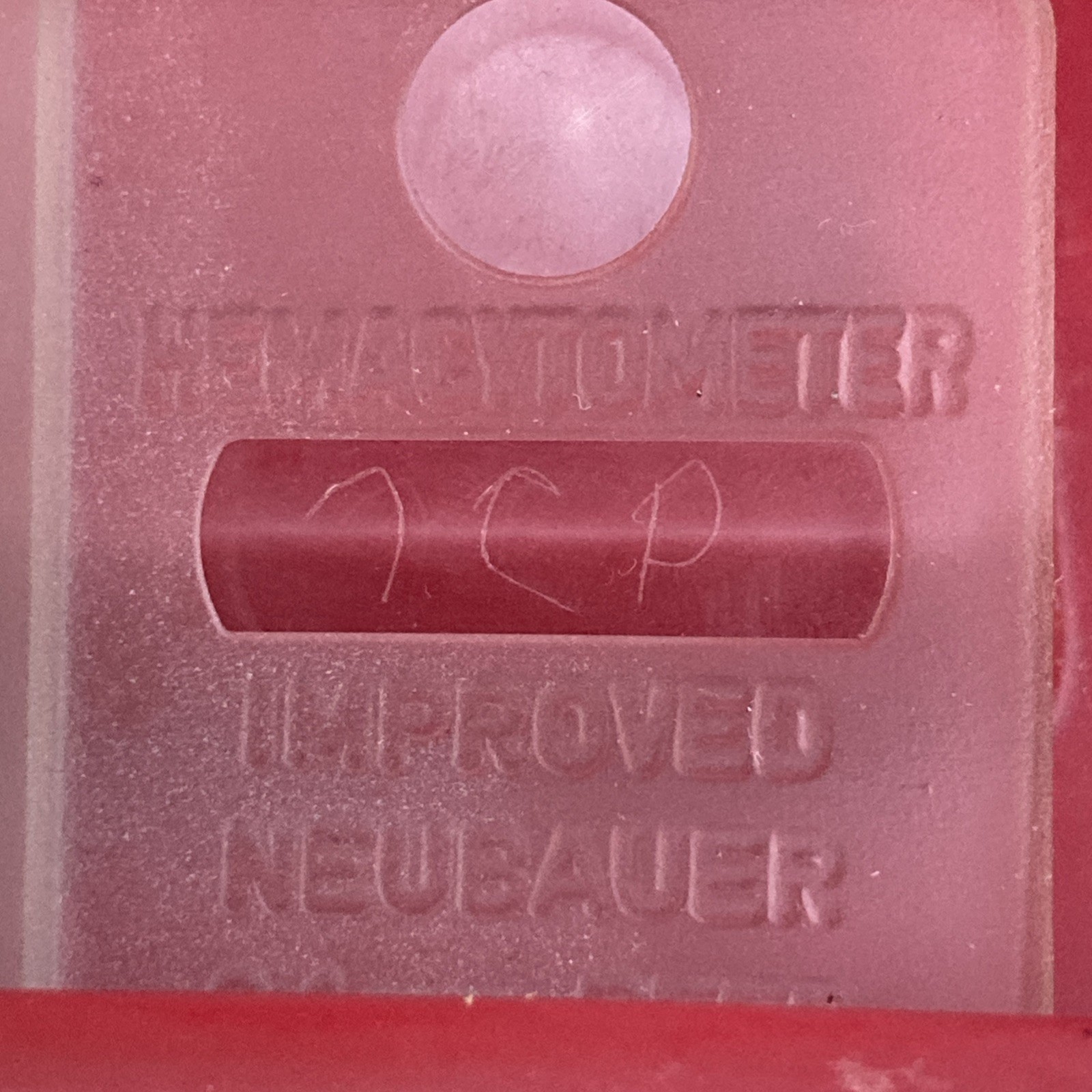 Bright-Line Hemacytometer, Improved Neubauer, 0.1mm Deep Cell Counting Slide