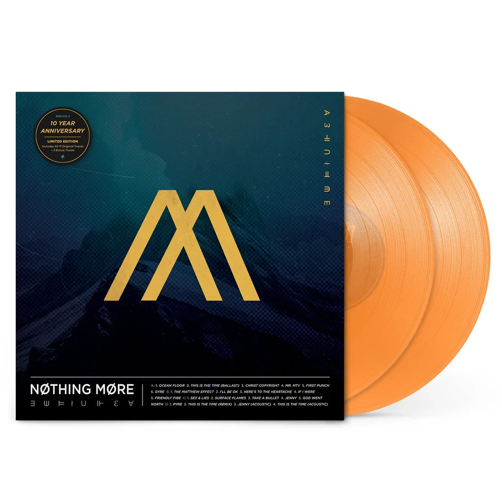 Nothing More - SELF TITLED - ORANGE Color Vinyl 2 LP 10th Anniversary NEW SEALED