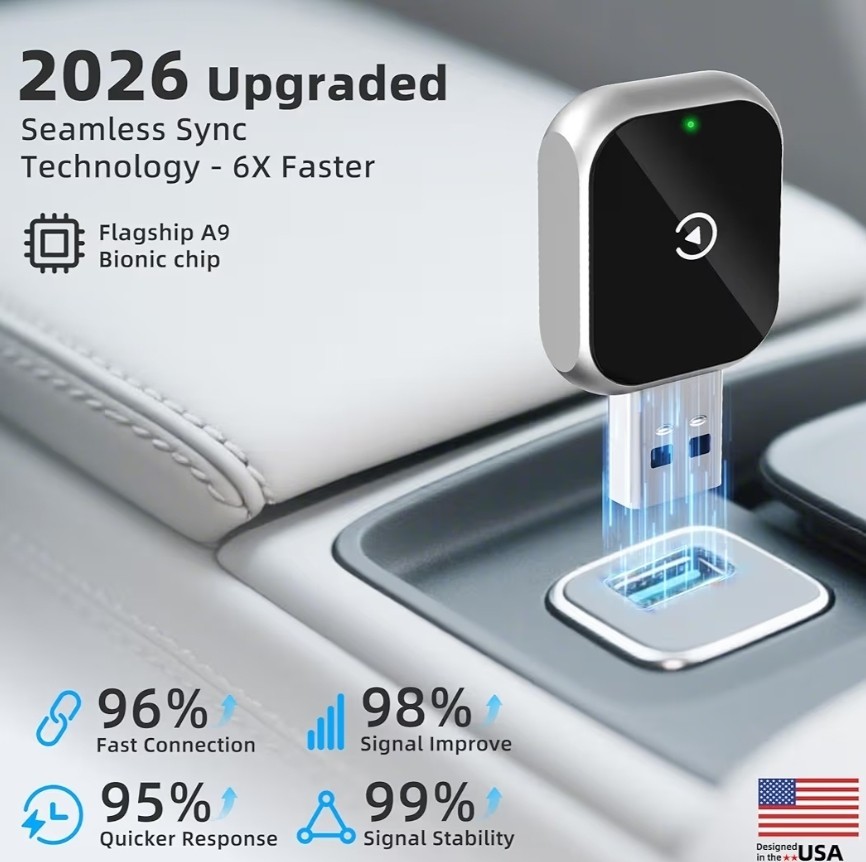 Mini Wireless Carplay Adapter for Iphone - Carplay Wireless Adapter Dongle