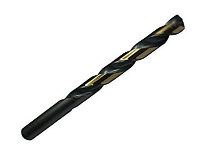 ​17/64 HIGH SPEED STEEL BLACK & GOLD JOBBER LENGTH DRILL USA 315 6PCS