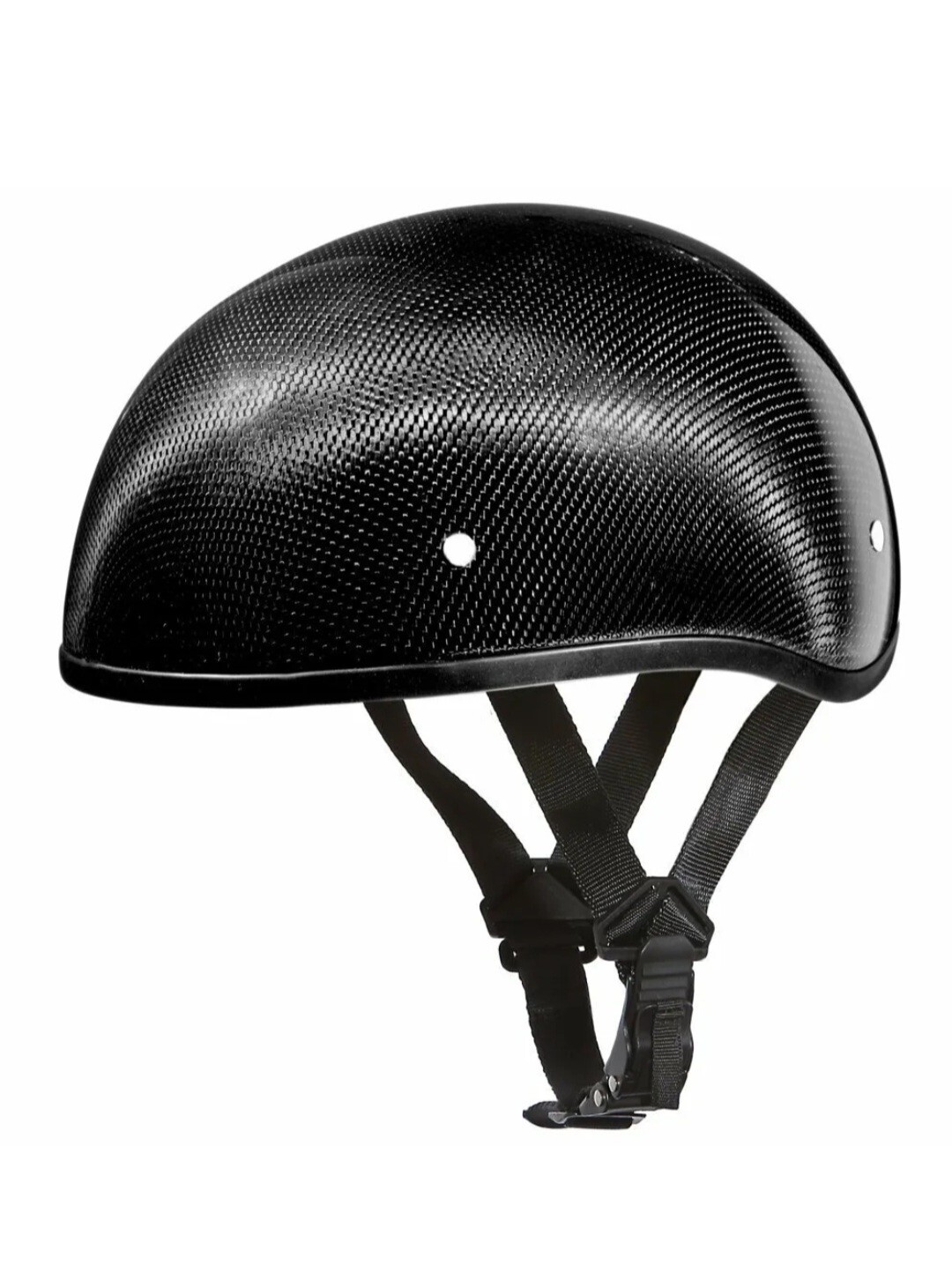 Daytona 100% Carbon Fiber Skull Cap Half Helmet w/o Visor ( Size S ) D2-GNS-S