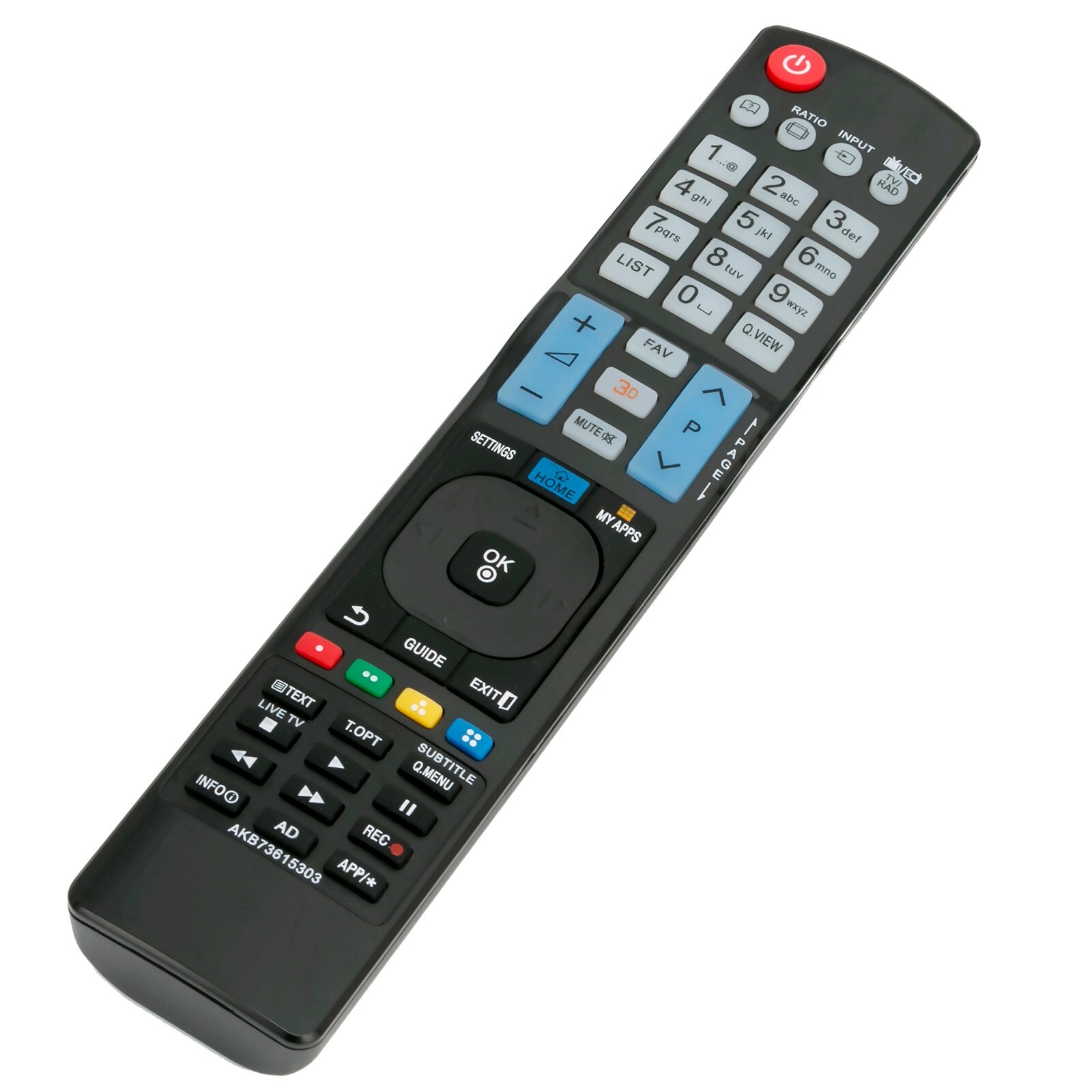 New AKB73615303 Replaced Remote for LG TV 50LN5400 50PN450B 32LN5700 42LN5700