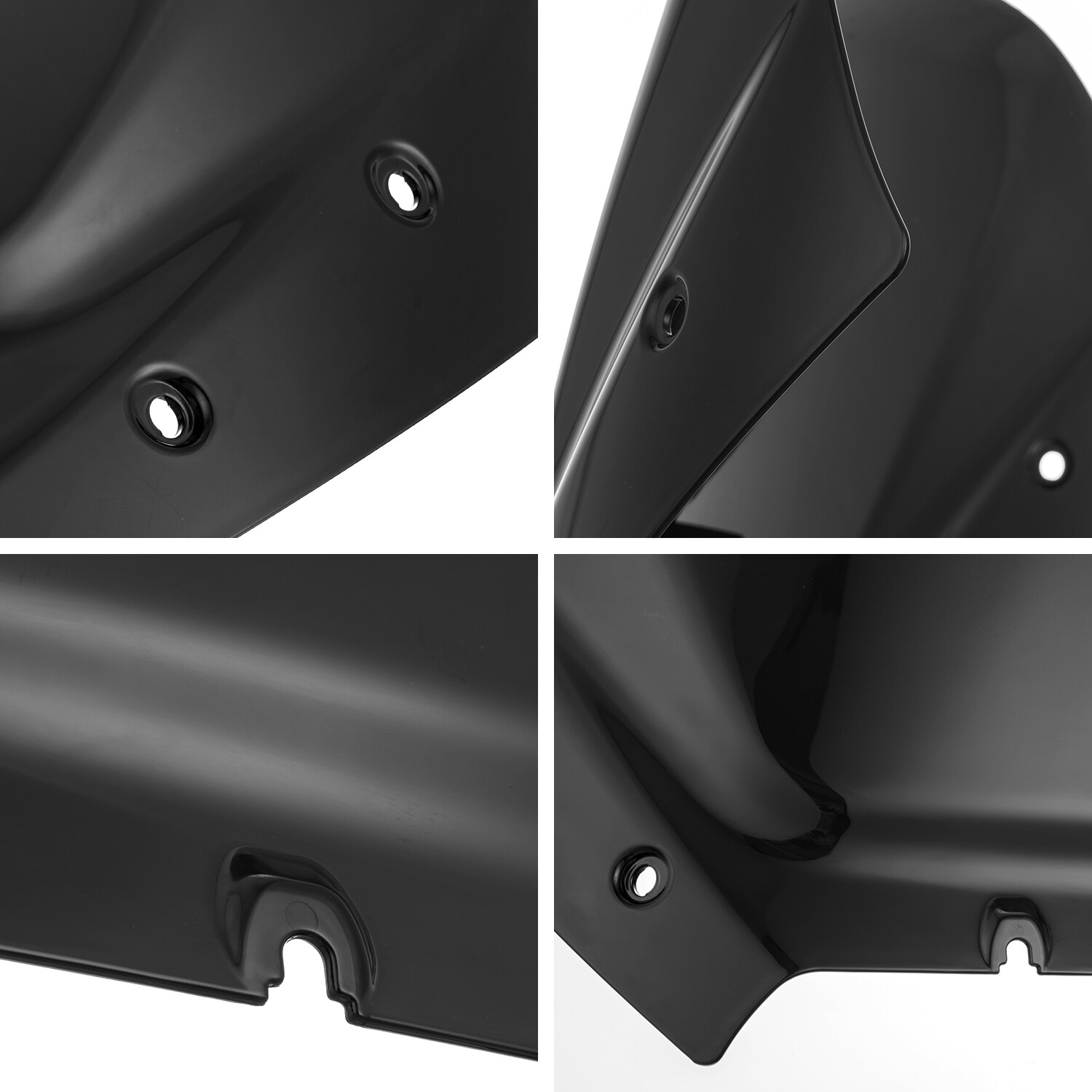 Plastic 10'' Windshield Windscreen Fits For Harley Road Glide FLTRX 2024-2025