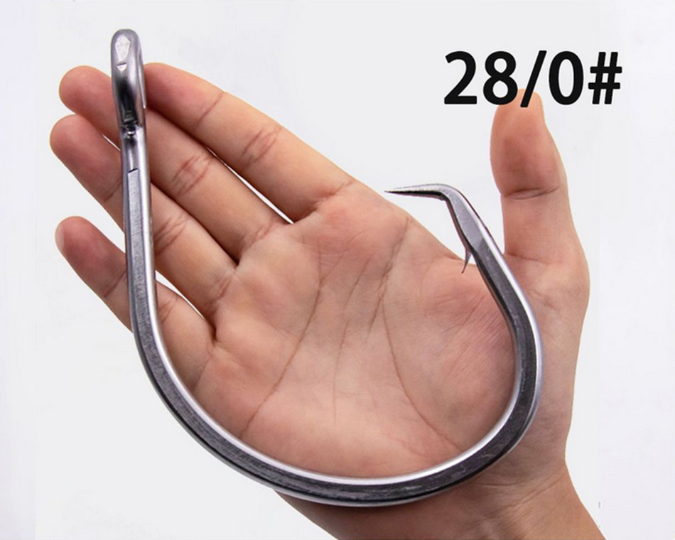 39960 Tuna Circle Fishing Hook Stainless Steel Big Game Saltwater Hook 6/0-28/0
