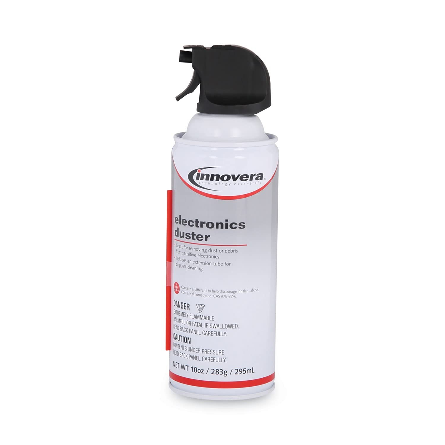 Compressed Air Duster Cleaner, 10 oz Can, 6/Pack