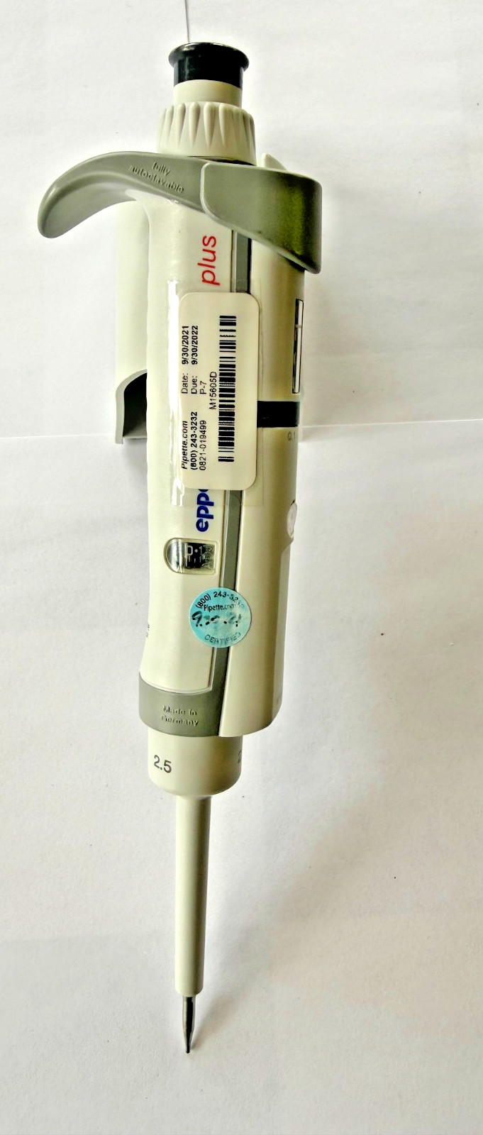 Eppendorf P2.5 Pipettor Used Good Condition