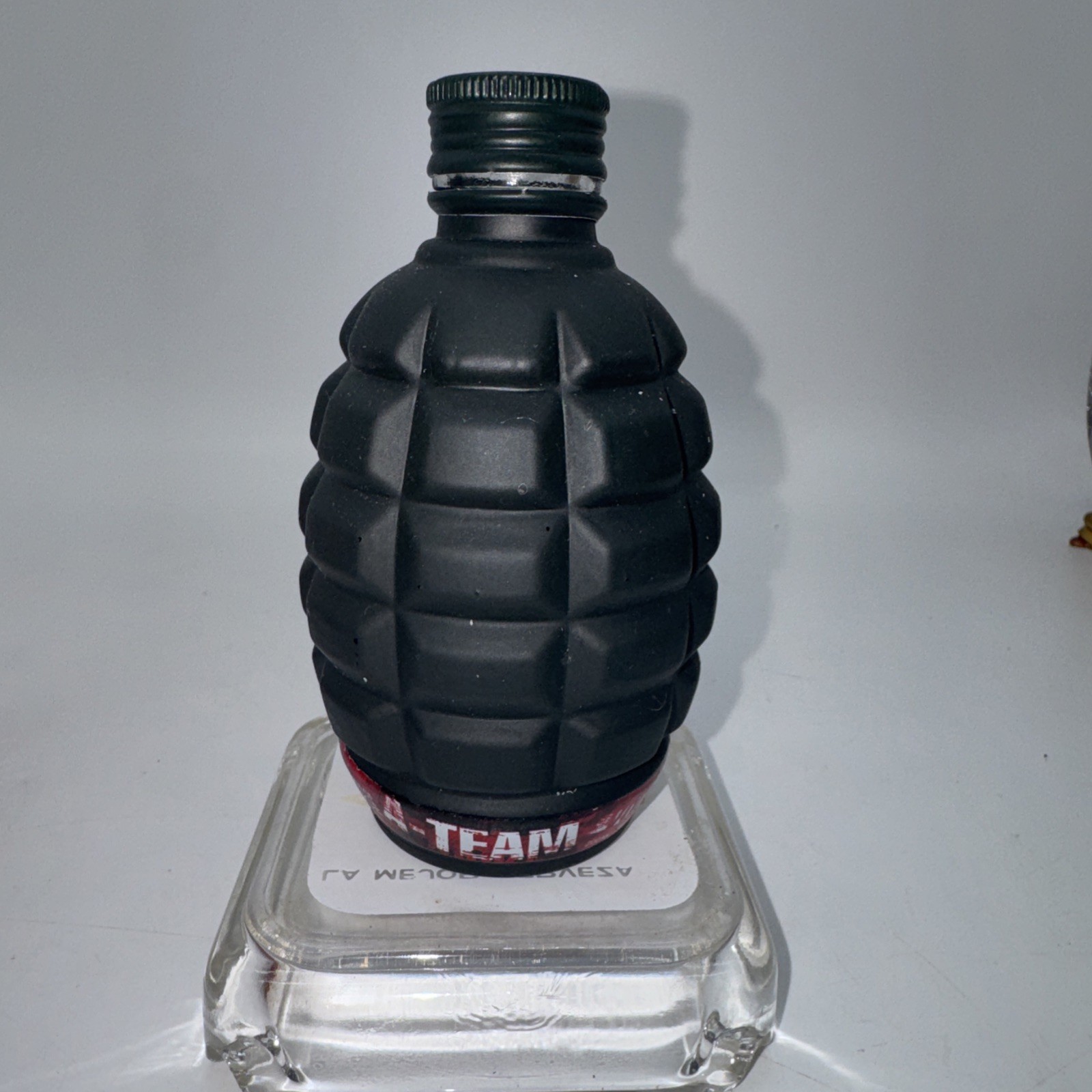 Vintage A-Team hand grenade shot decanter 500ml Made in France EMPTY