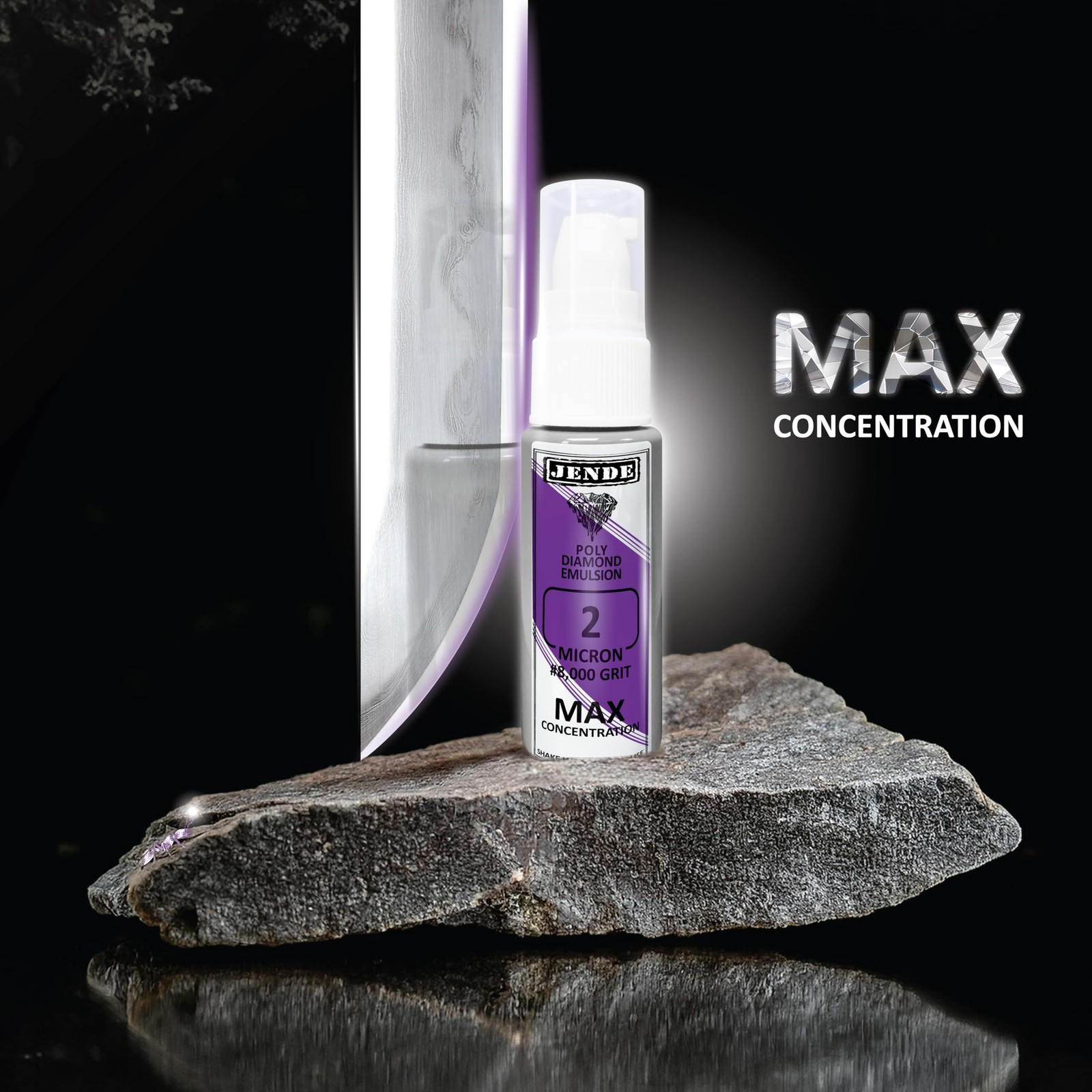 2 Micron Max Poly Diamond Stropping Emulsion 20ml Premium Stropping Emulsion