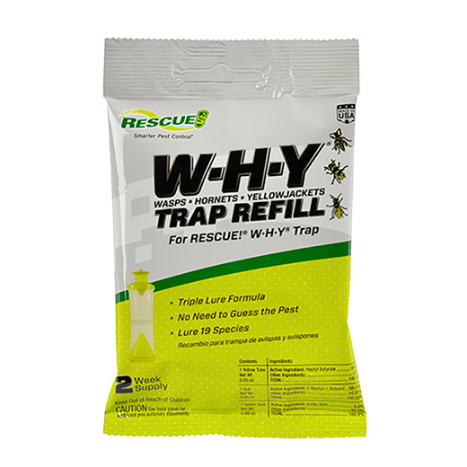 RESCUE W-H-Y Trap Refill Lure Formula: Wasps Hornets Yellowjackets 2-Wk Supply