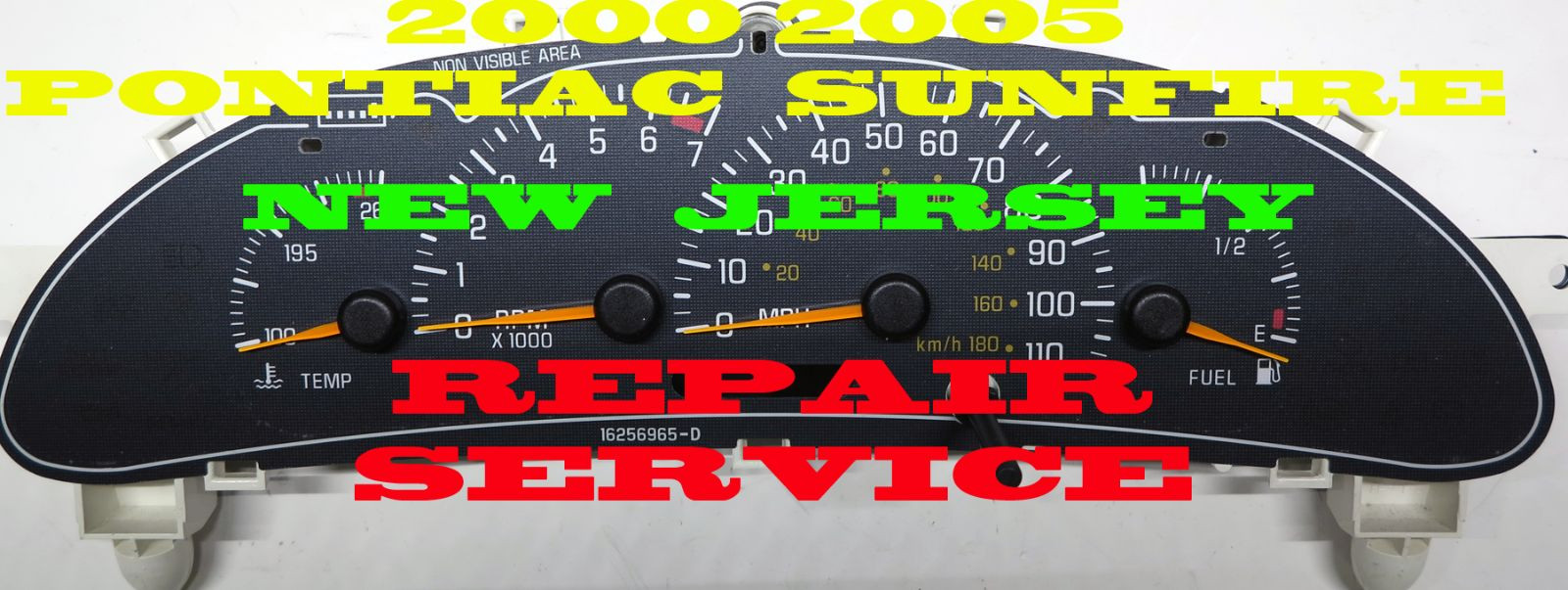200 to 2005 PONTIAC AZTEKA INSTRUMENT CLUSTER REPAIR SERVICE