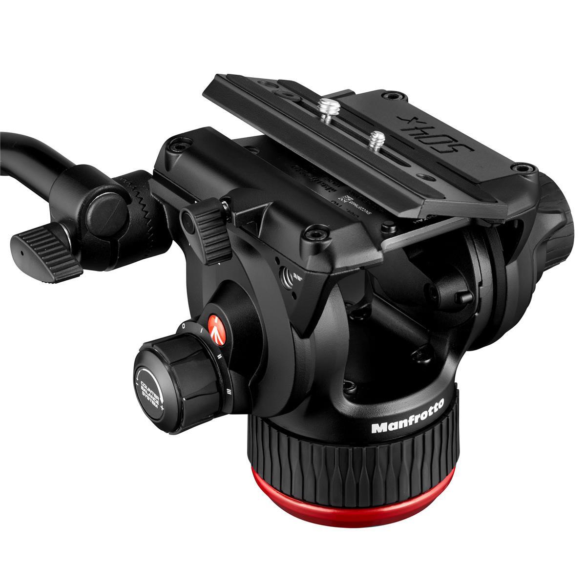 Manfrotto 504X Fluid Video Head with Flat Base #MVH504XAH
