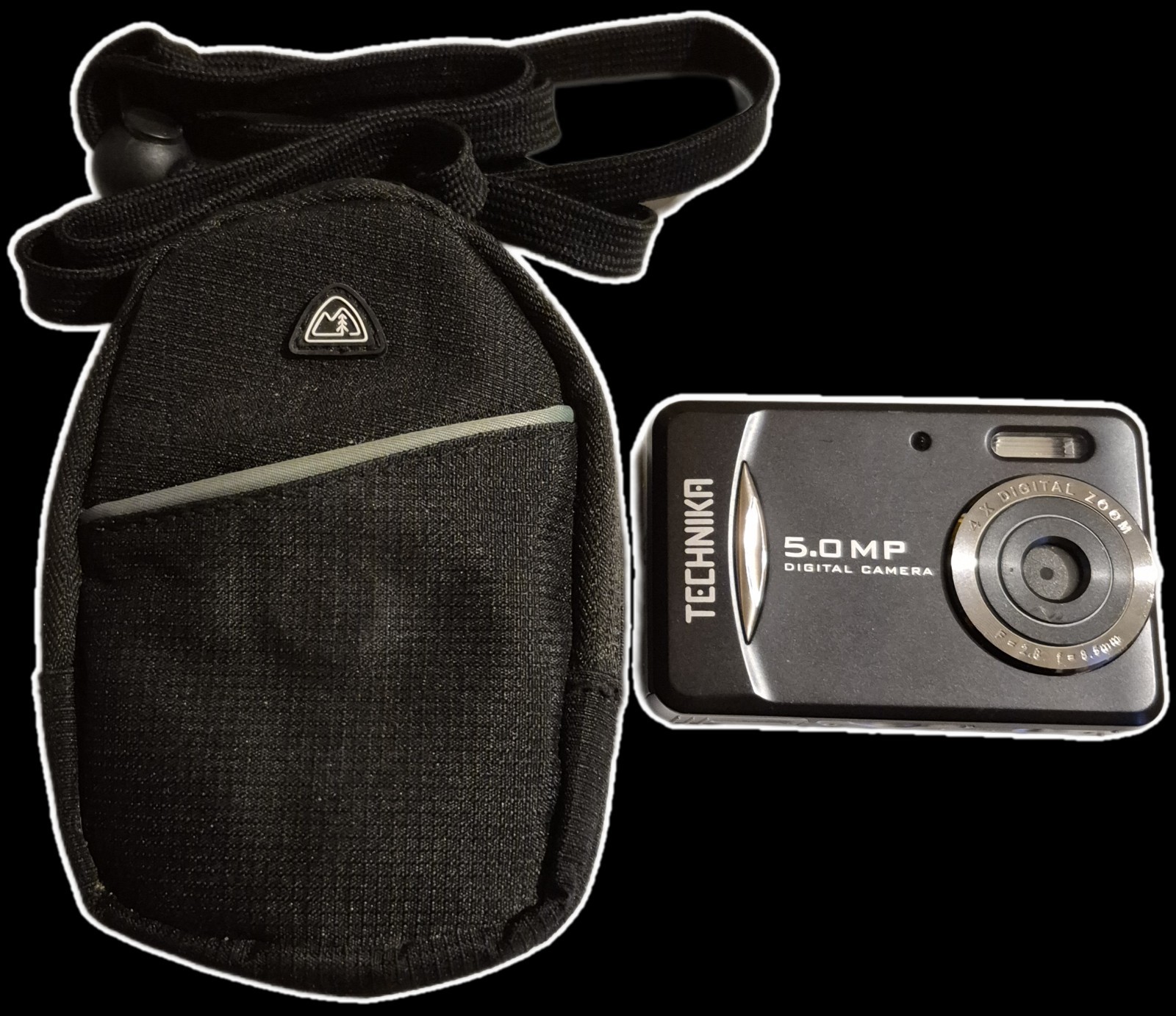 Technika TKSWS09 5.0MP Compact Digital Camera. Black Tested & Working
