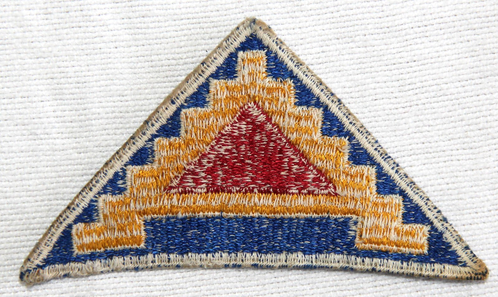 ORIGINAL WWII 7TH ARMY PATCH, NICE WHITE BACK