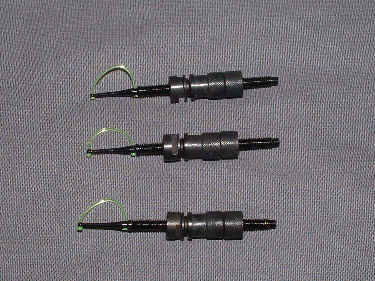 3 Cobra Fiber Optic Sight Pins for Peep Sights & Pin Sights Green Set of 3 Pins
