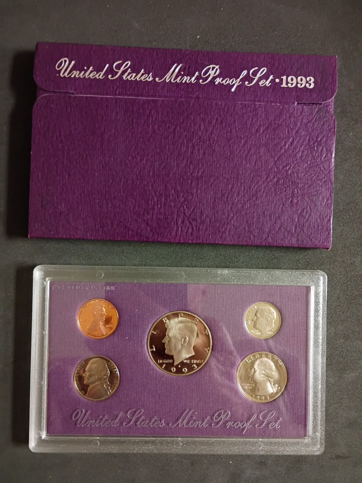 1993 United States proof set with original box
