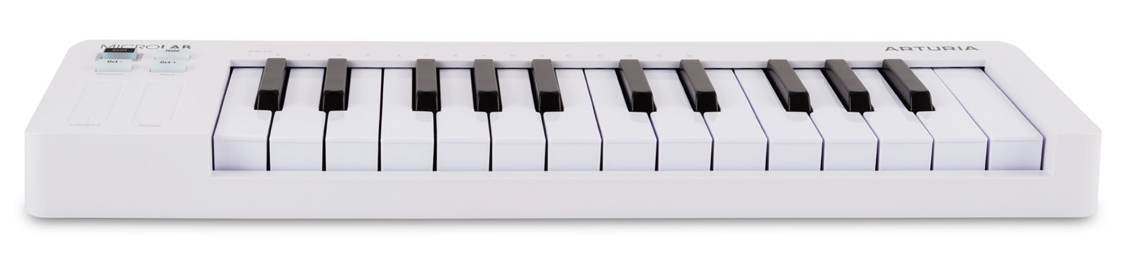Arturia MICROLAB MK3 White 25-Key MIDI USB Keyboard Controller+Pro Software