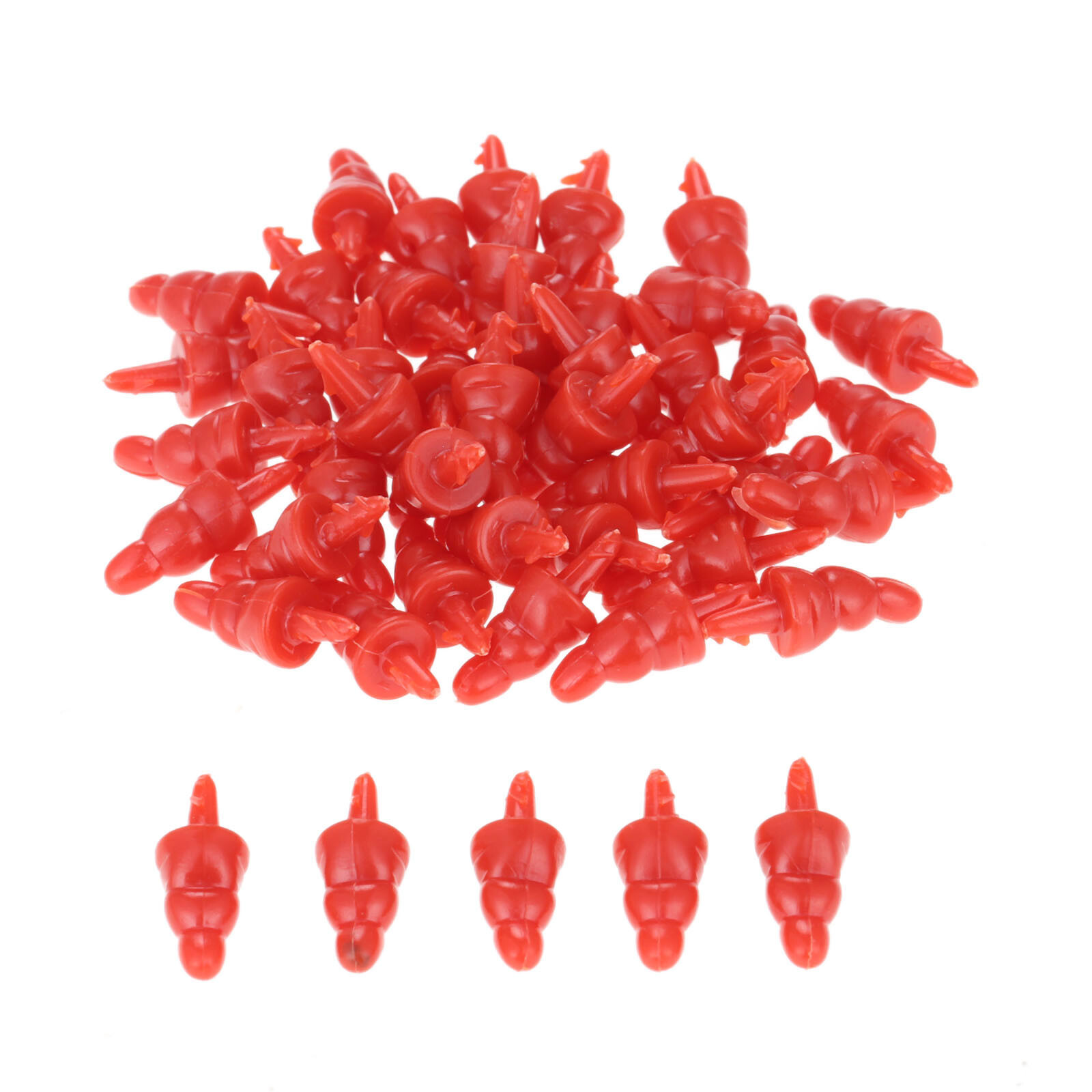 50X Safety Noses For Santa Claus Dolls DIY Manufacture Craft Christmas Decor