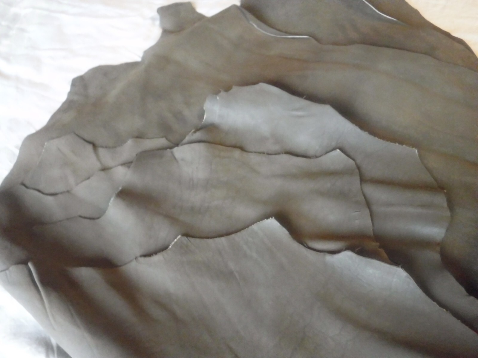 Leather Brown Leather Sheets Brown Leather Material Pre Owned 4 Sheets