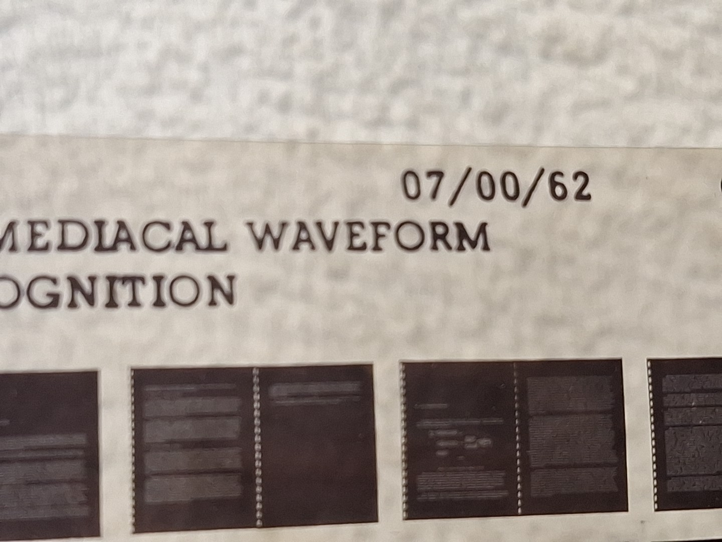 Vtg Military Microfiche Biomedical Waveform Regonition 1962 CPP-312A