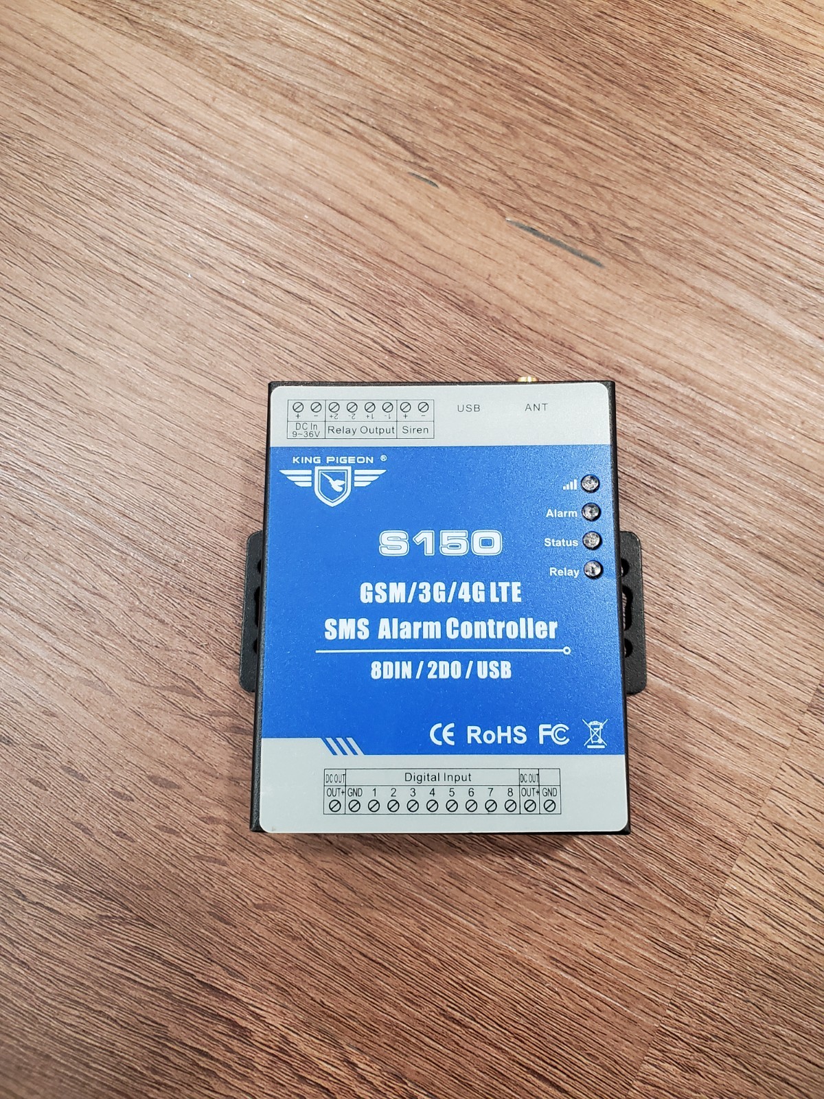 S150 4G GSM SMS Alarm Remote Controller Alarm Relay Switch