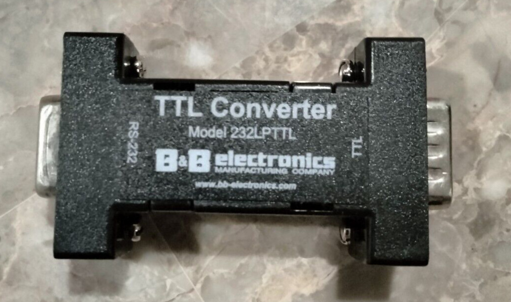 B&B ELECTRONICS 232LPTTL 5Volt Four Channel RS-232 to TTL / CMOS Converter