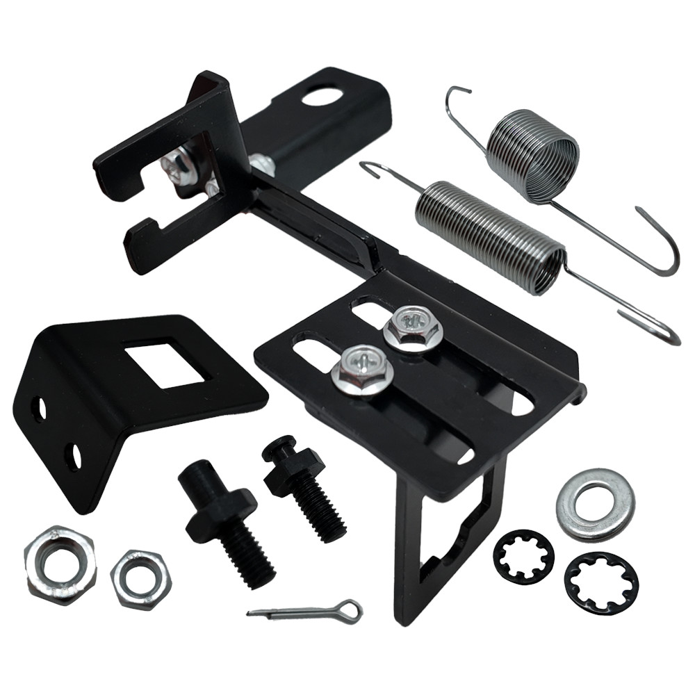 For Holley Edelbrock Throttle&Kickdown Cable Bracket Kit w/Springs&Linkage Studs