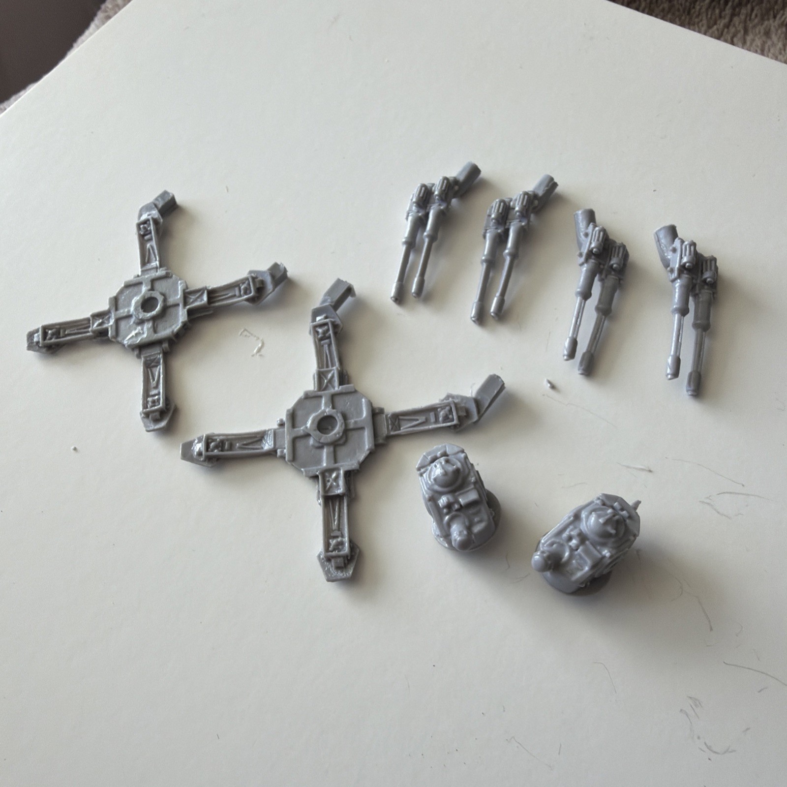 Warhammer EPIC 40K Forgeworld - Resin Imperial Guard - 2 Hydra Platforms - 6mm