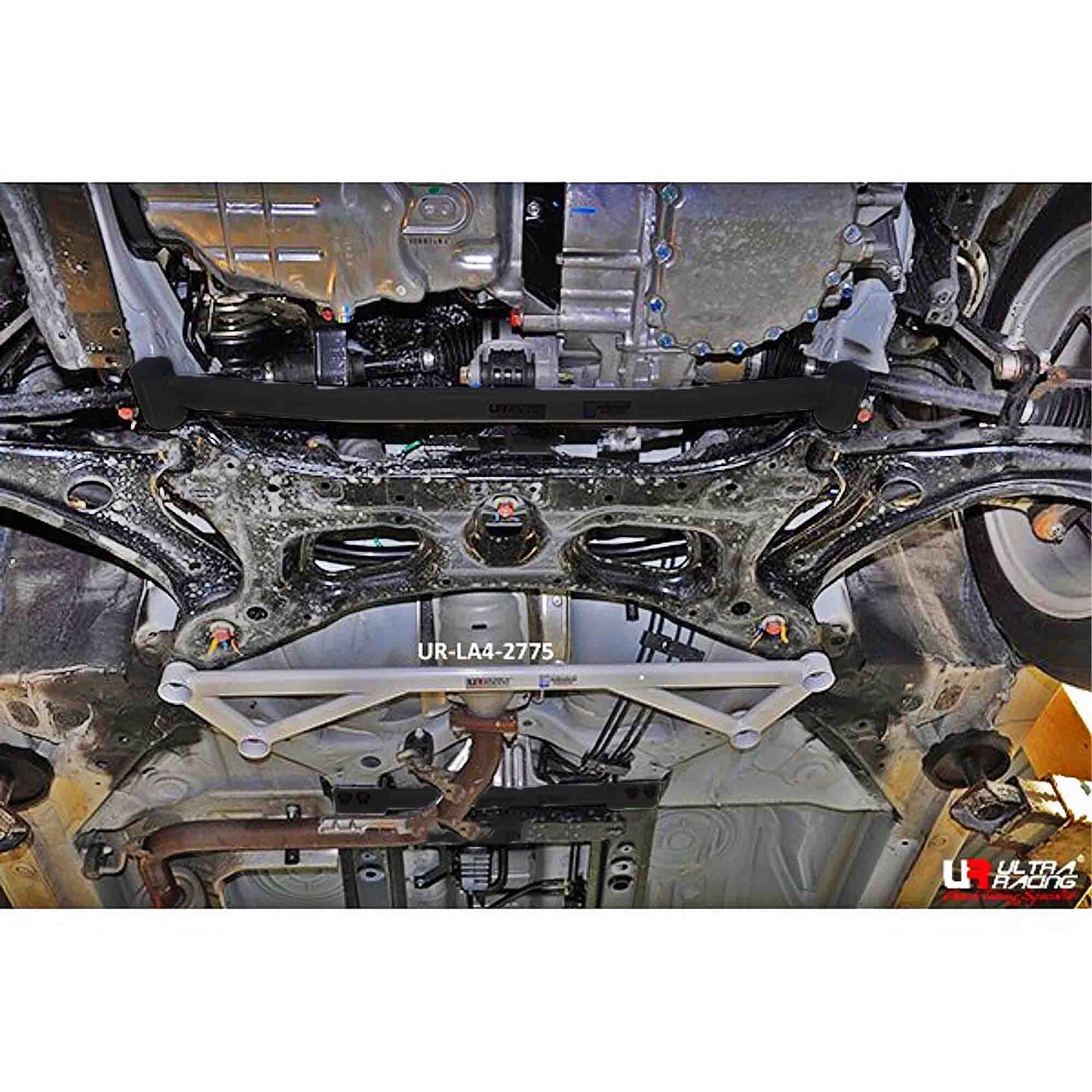 HONDA FIT JAZZ 1.5 GK 2014-2018 ULTRA RACING 4 POINTS FRONT LOWER SUBFRAME BRACE