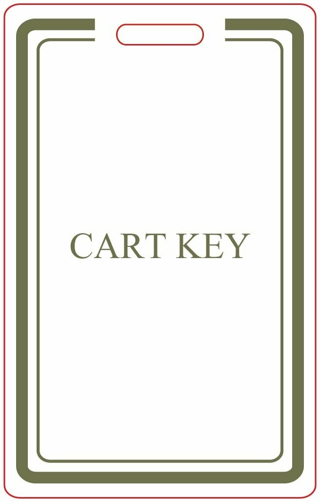 Golf Cart Key Tag (10 Pack)