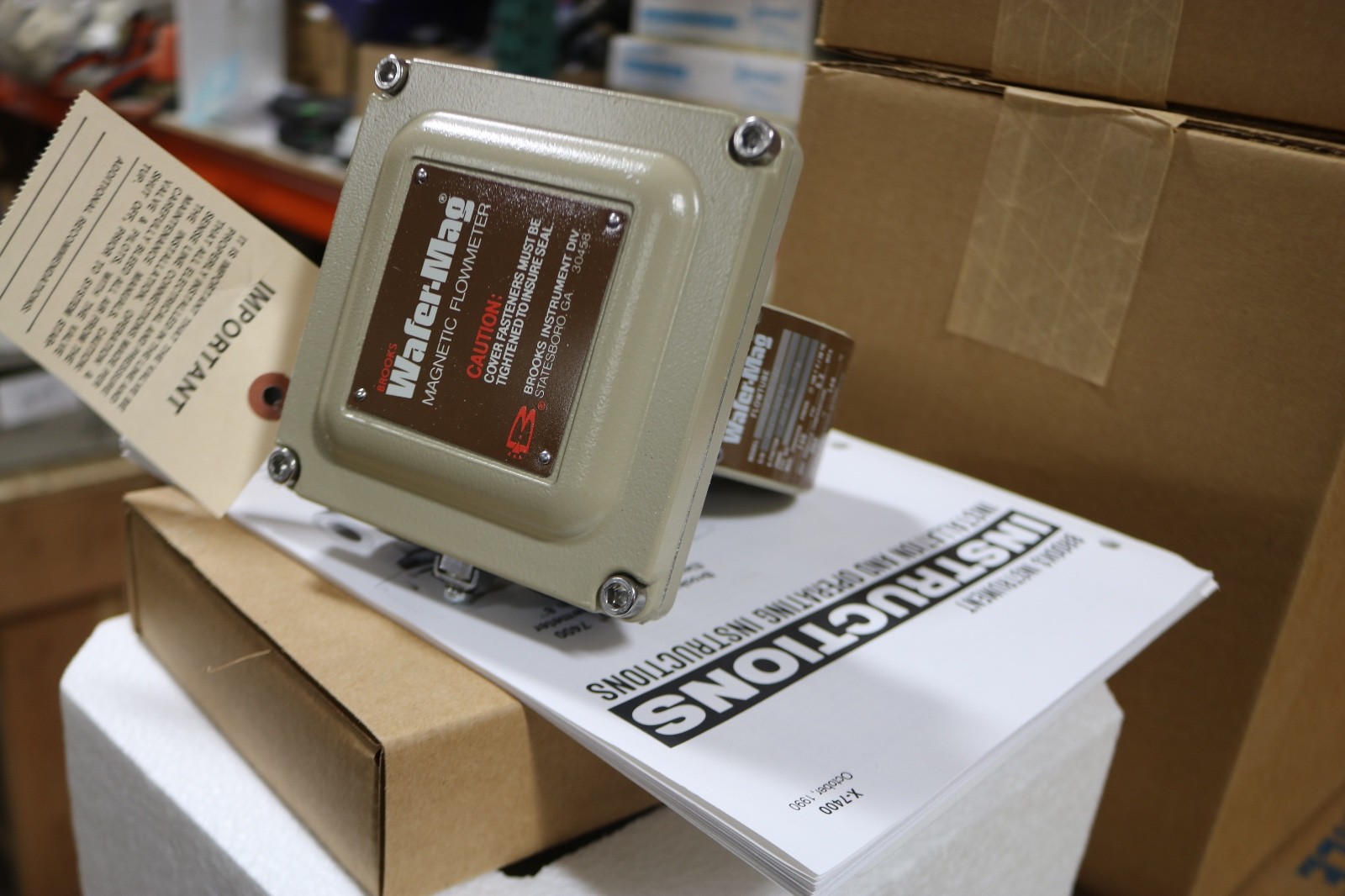 NEW BROOKS WAFER-MAG MAGNEHELIC FLOWMETER SO26722-100 FLOWTUBE