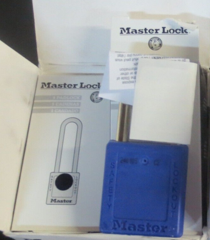 Master Lock 410BLU No. 410 Lightweight Xenoy Safety Lockout Padlock  -CHOOSE QTY