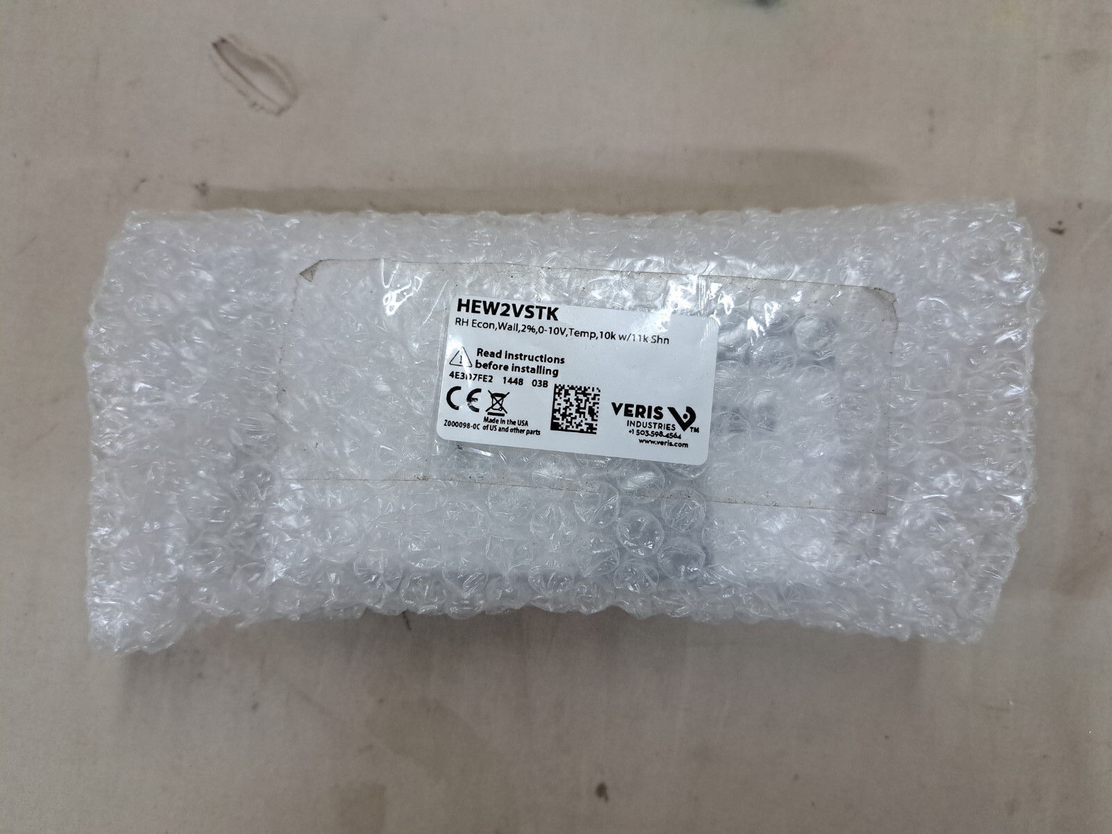 Veris HEW2VSTK Standard Wall Mount Humidity Sensor FREE SHIPPING!!