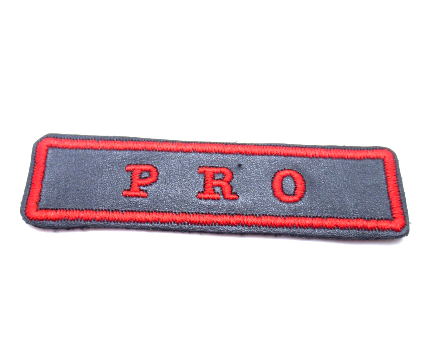 PRO Patch Embroidered Faux Leather Motorcycle Jacket Biker Style