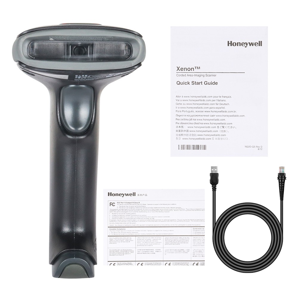 Honeywell Hyperion 1D Handheld Reader With USB Cable Barcode Scanner 1300G-2USB